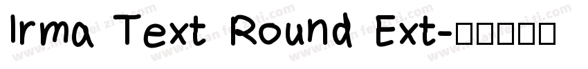 Irma Text Round Ext字体转换